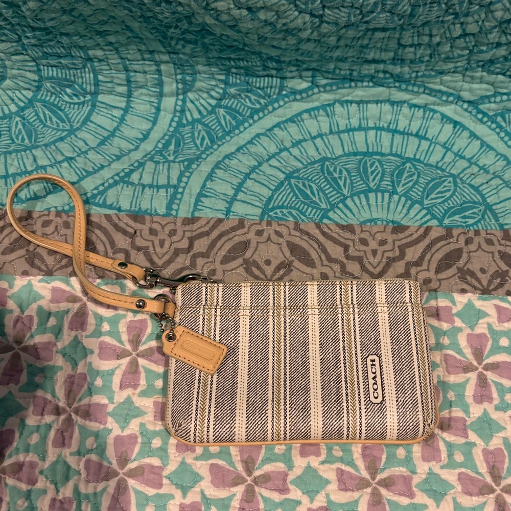 Coach Striped Wallet